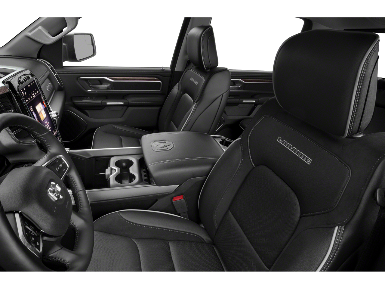 Inside 2019 Ram Laramie Black 2019 RAM 1500 Laramie Wyoming WY