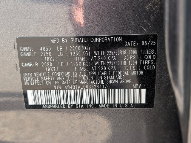 2025 Subaru Outback Onyx Edition