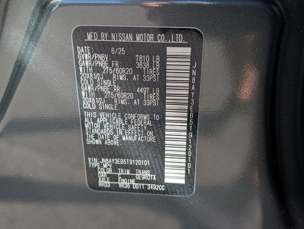 2026 Nissan Armada Platinum