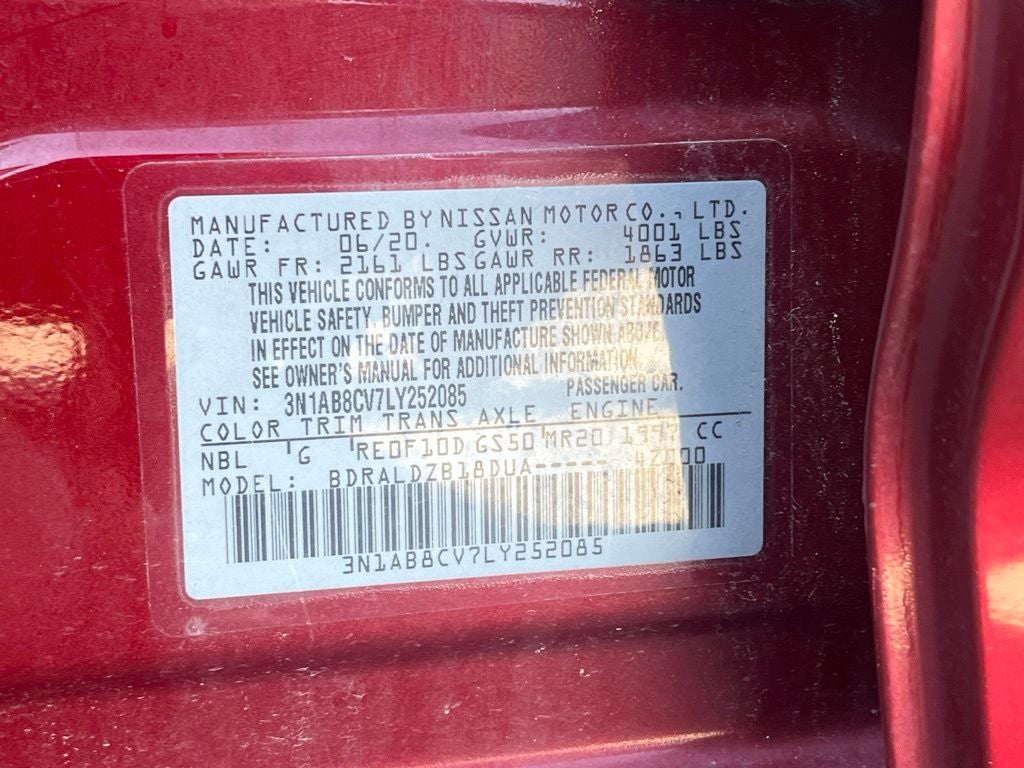 2020 Nissan Sentra SV