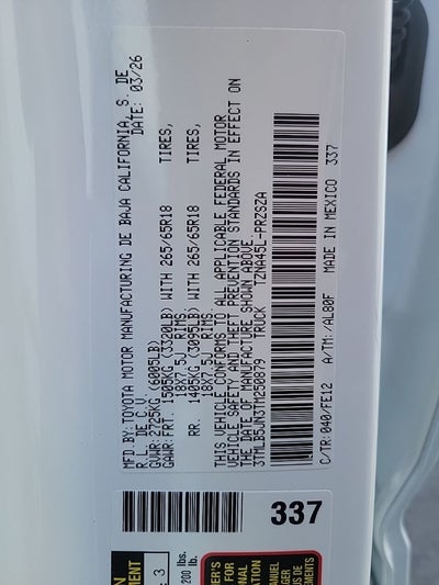 2026 Toyota Tacoma TRD Sport