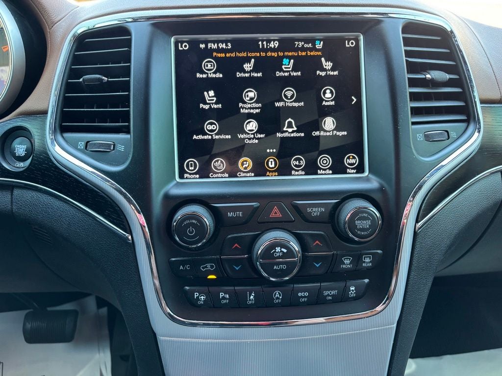 2018 Jeep Grand Cherokee Summit