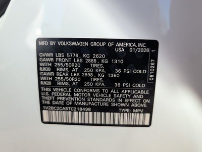 2026 Volkswagen Atlas Cross Sport 2.0T SEL