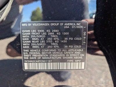 2026 Volkswagen Atlas 2.0T SE w/Technology