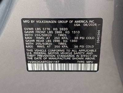 2026 Volkswagen Atlas Cross Sport SE w/Technology