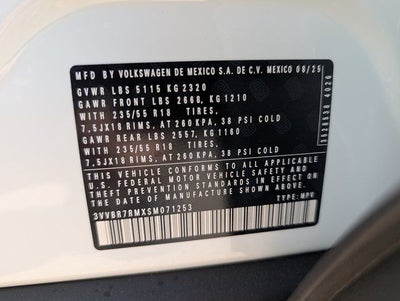 2025 Volkswagen Tiguan 2.0T S