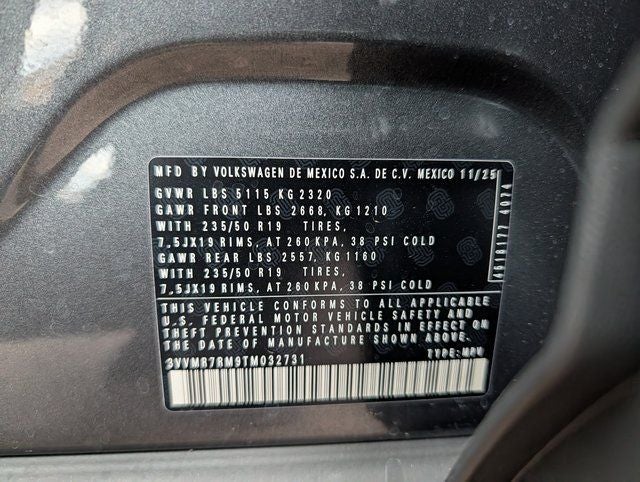 2026 Volkswagen Tiguan 2.0T SE