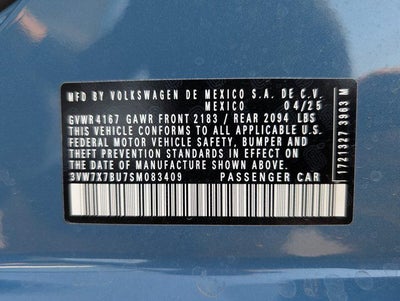 2025 Volkswagen Jetta 1.5T SE