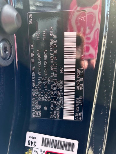 2026 Toyota Sienna XSE 7 Passenger