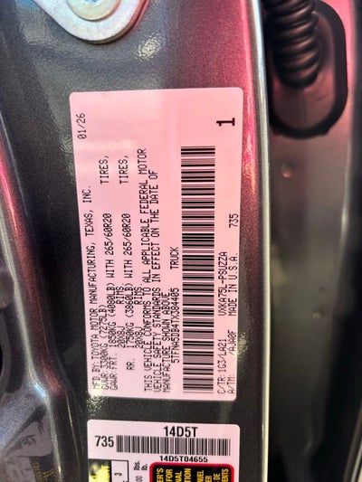 2026 Toyota Tundra Platinum