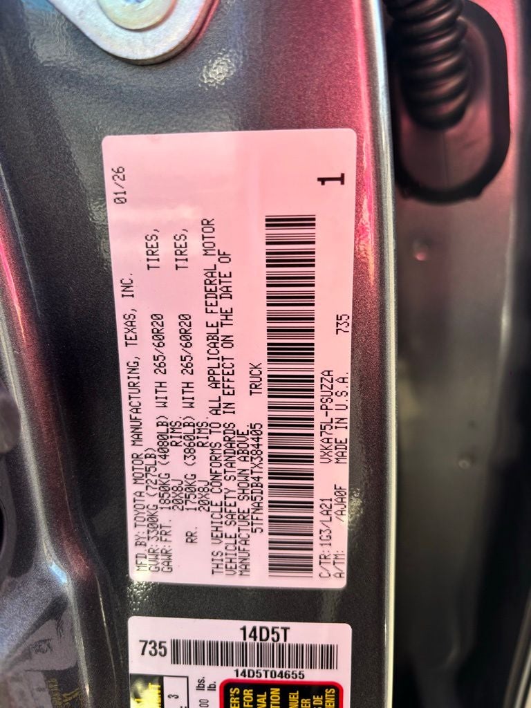 2026 Toyota Tundra Platinum