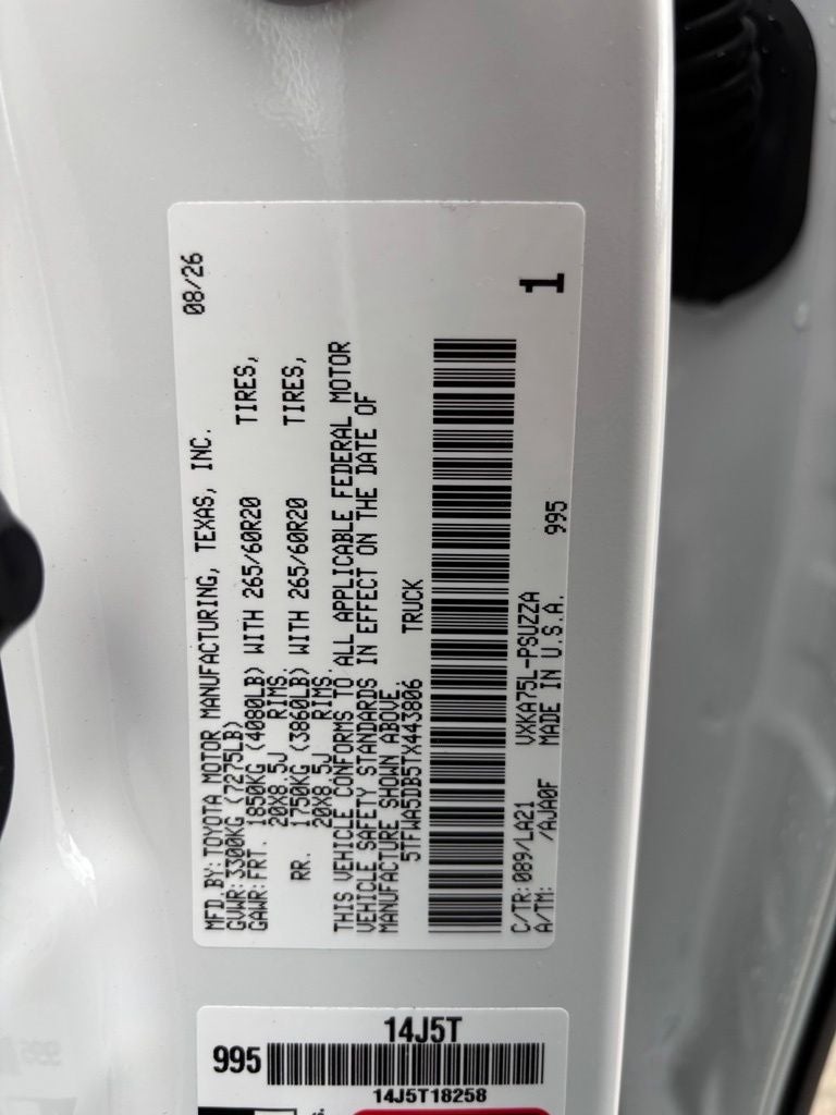 2026 Toyota Tundra Platinum