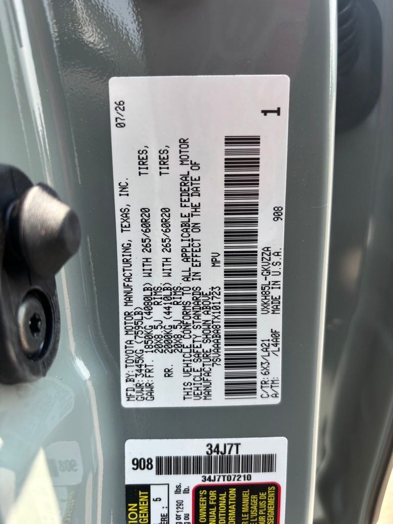 2026 Toyota Sequoia Platinum