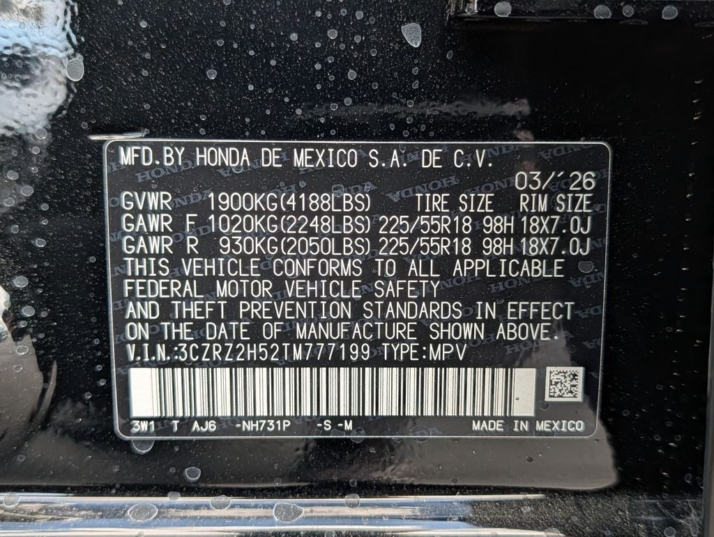 2026 Honda HR-V Sport