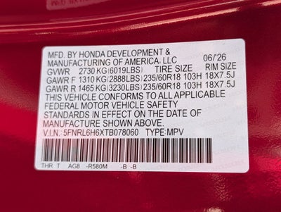 2026 Honda Odyssey EX-L