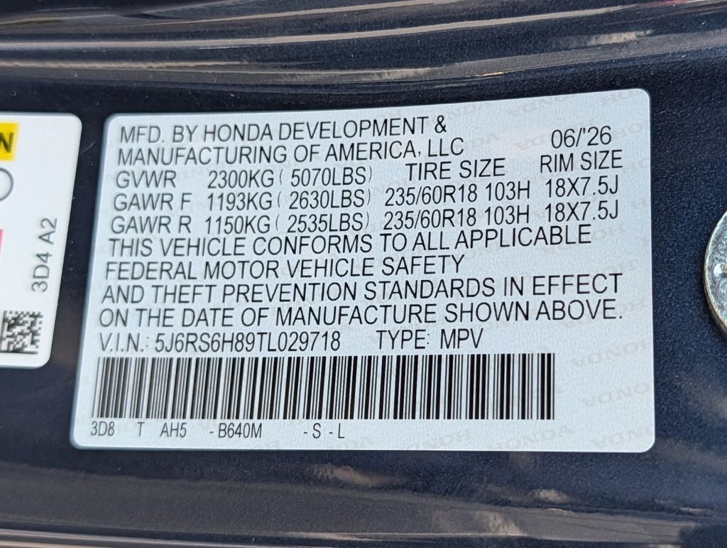 2026 Honda CR-V Hybrid Sport-L