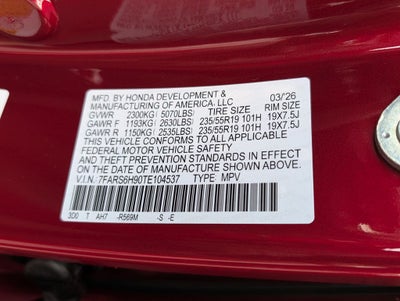 2026 Honda CR-V Hybrid Sport Touring