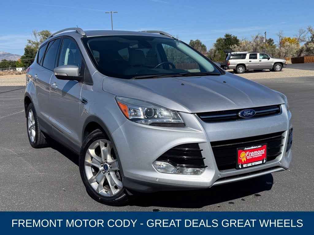 Used 2015 Ford Escape Titanium with VIN 1FMCU9J92FUA39284 for sale in Lander, WY