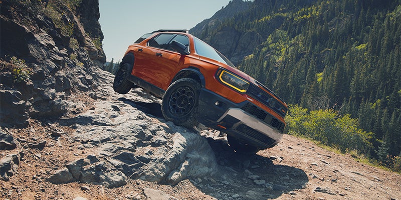 Honda Passport off-road in Wyoming terrain