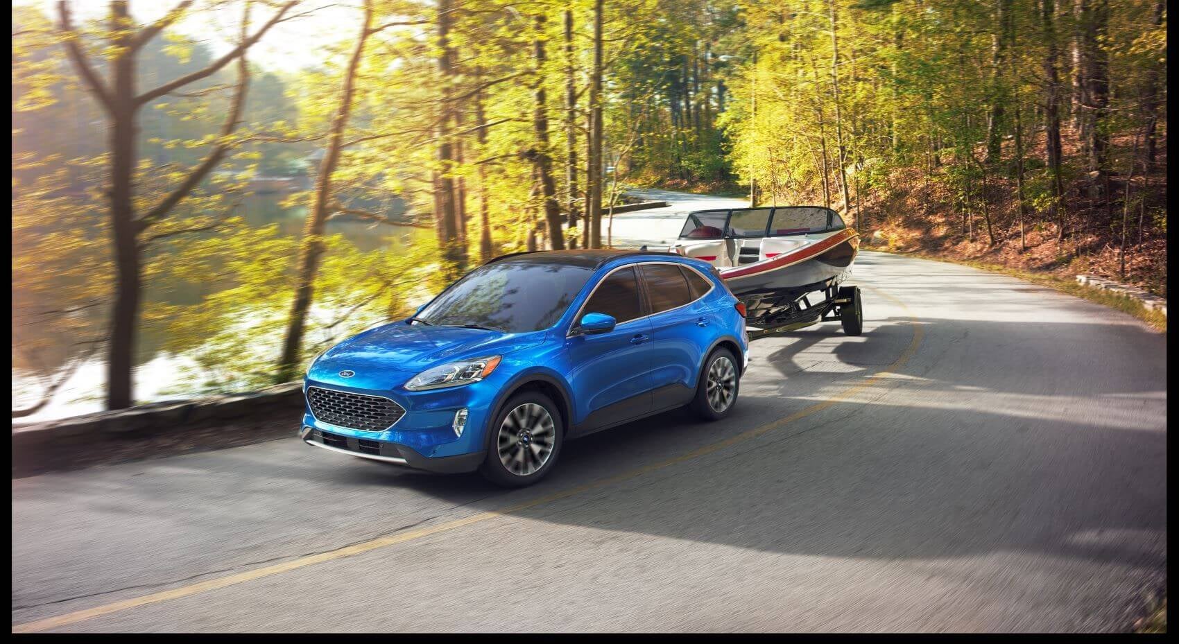 Ford Escape in Blue Towing