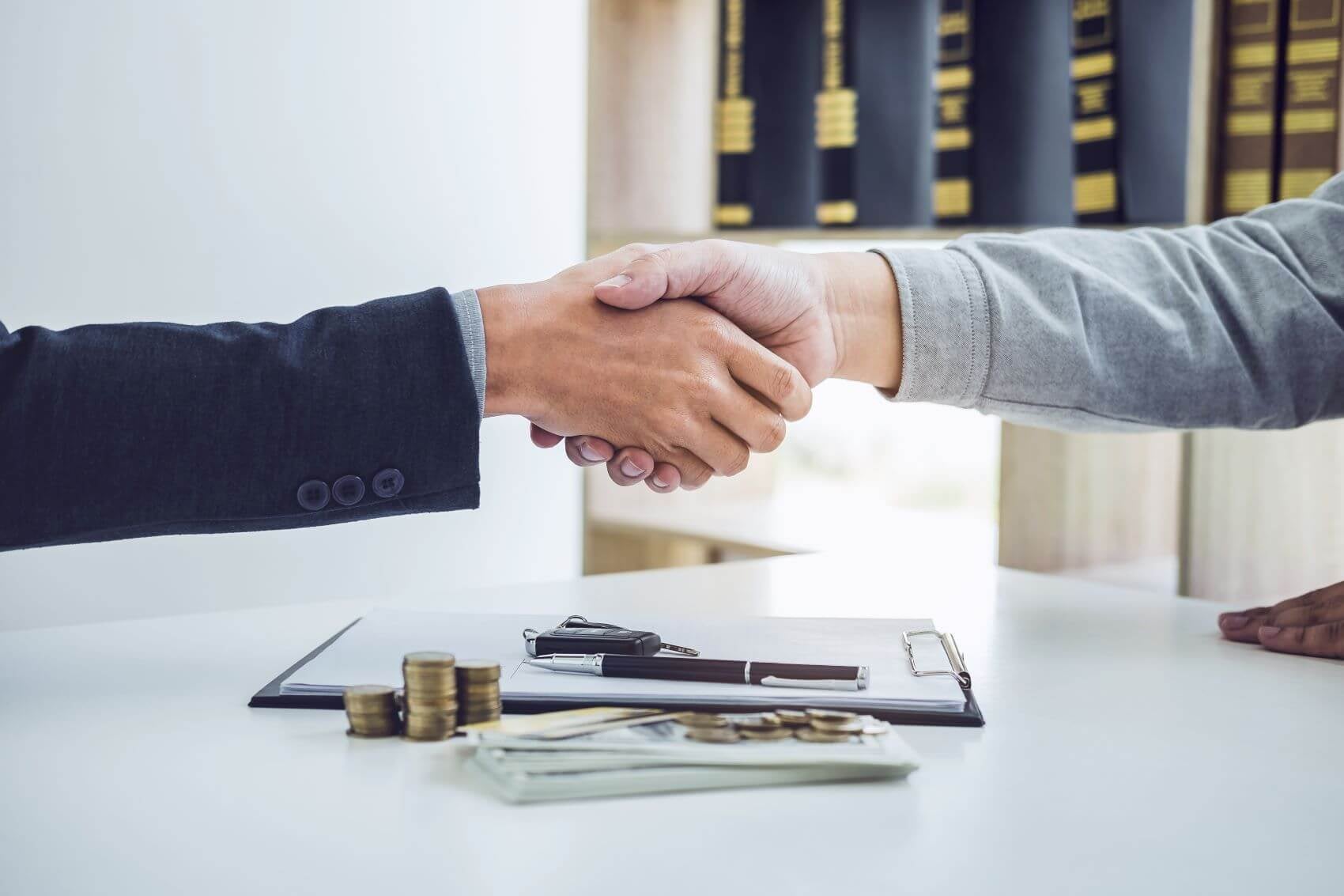 Finance Hand Shake