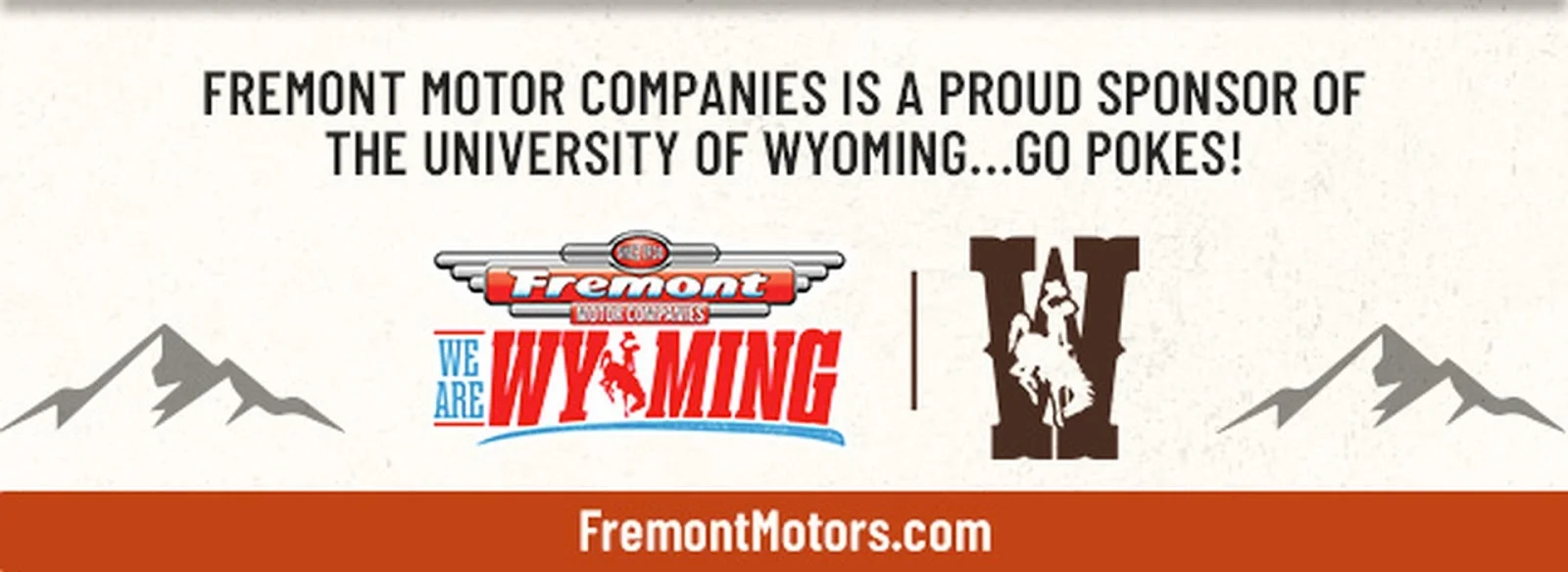 Fremont Motors Proud Sponsor of University of Wyoming Athletics